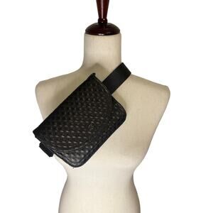 Vince Camuto Black Quilted Shoulder Bag